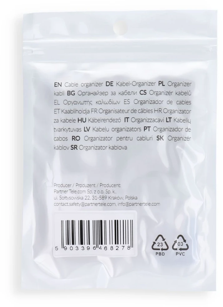 BlueStar Blue Star PJ-COZ413 lipnus kabelių raištis su Velcro – pilka (10 vnt.)