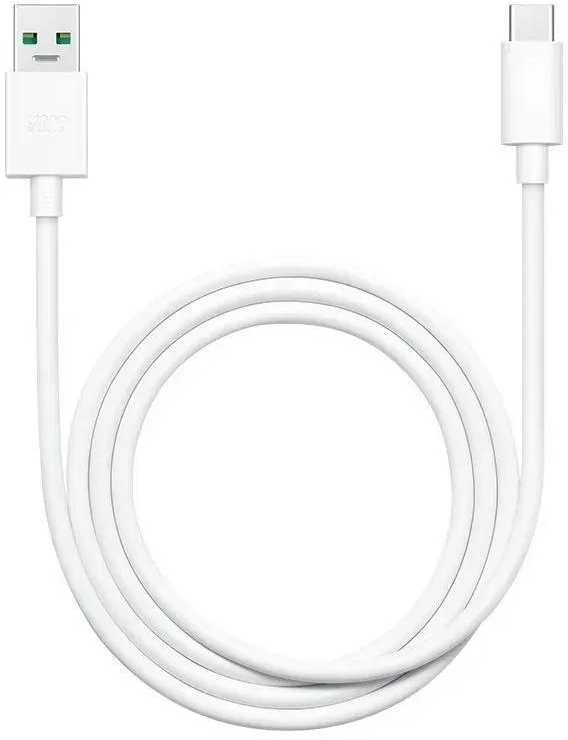 OPPO originalus USB A į C tipo 3A DL129 kabelis 1 m baltas urmu