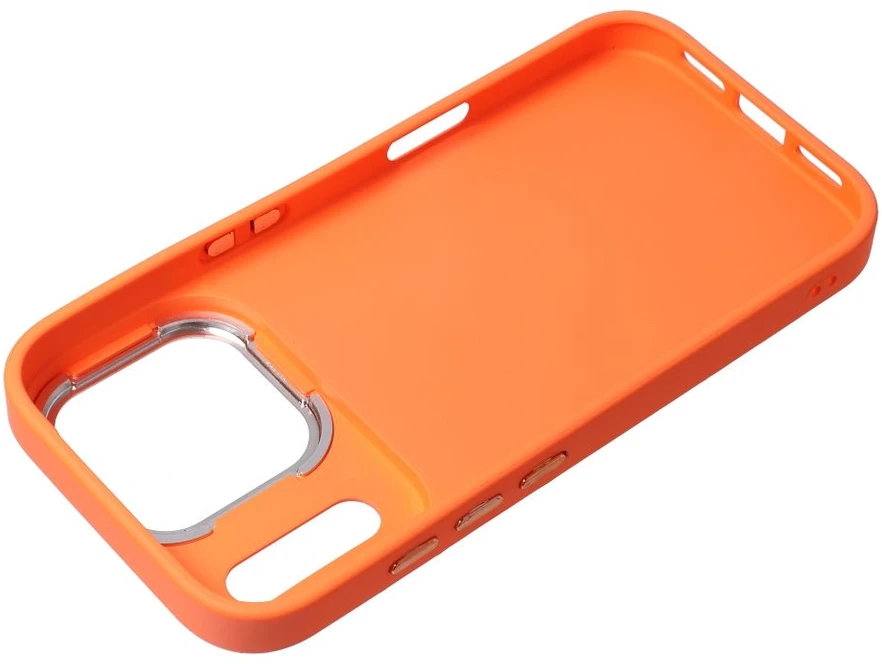 Oem dėklas, skirtas iPhone 17 Pro Max / 18 Pro Max, rėmelis oranžinis