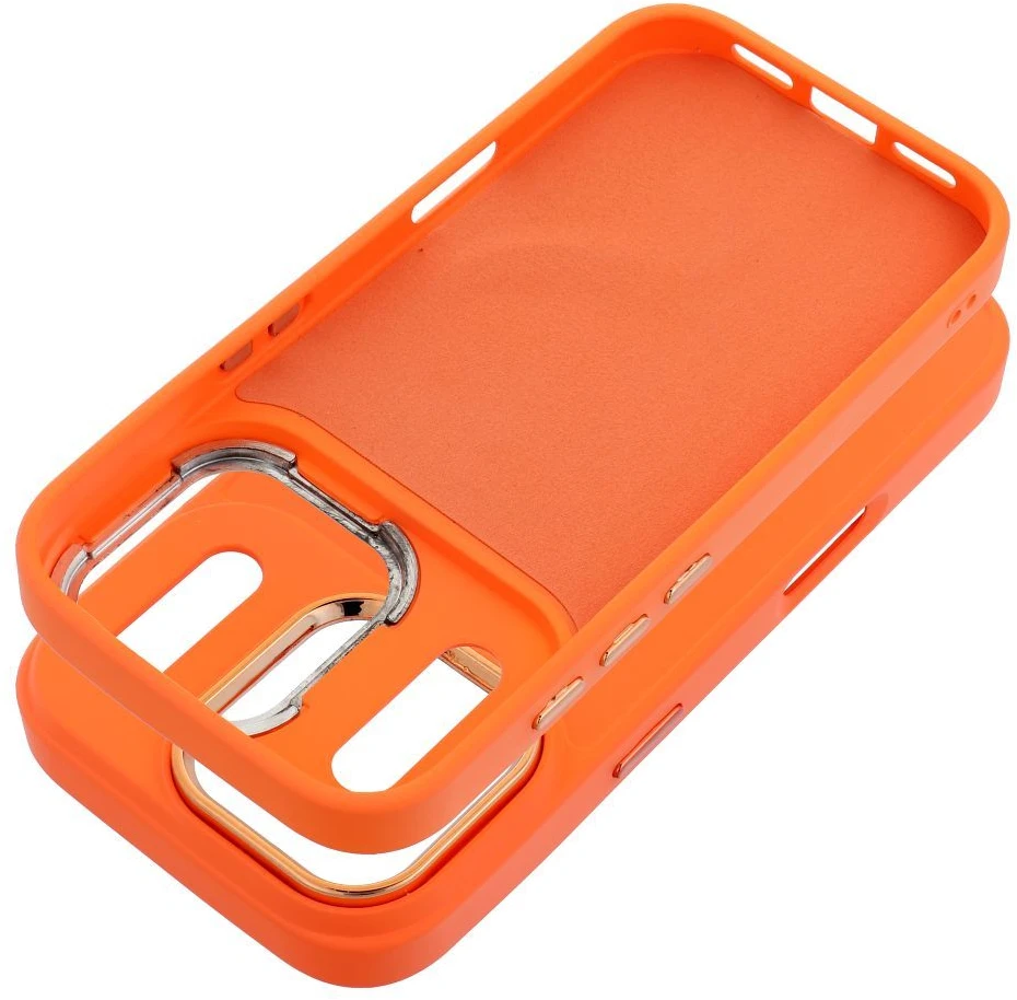 Oem dėklas iPhone 18 Pro / 17 Pro rėmui Mag Cover, suderinamas su MagSafe, oranžinis