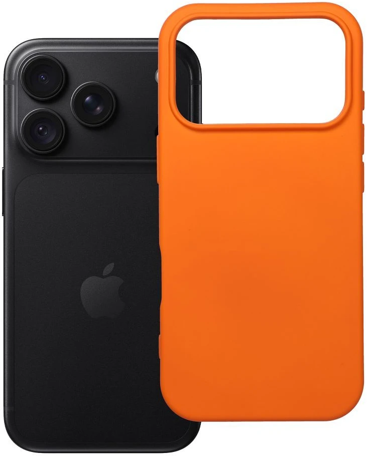 Oem dėklas iPhone 18 Pro / 17 Pro silikoninis oranžinis