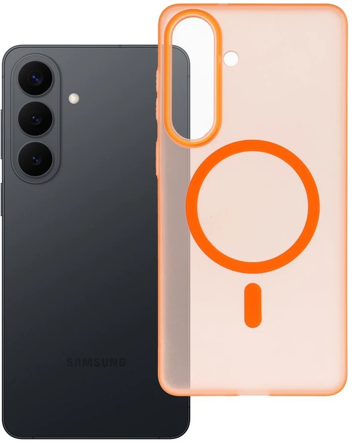 Oem Oranžinis Dėklas na Samsung S26 PLUS Go Oranžinis zgodne su MagSafe oranžinė
