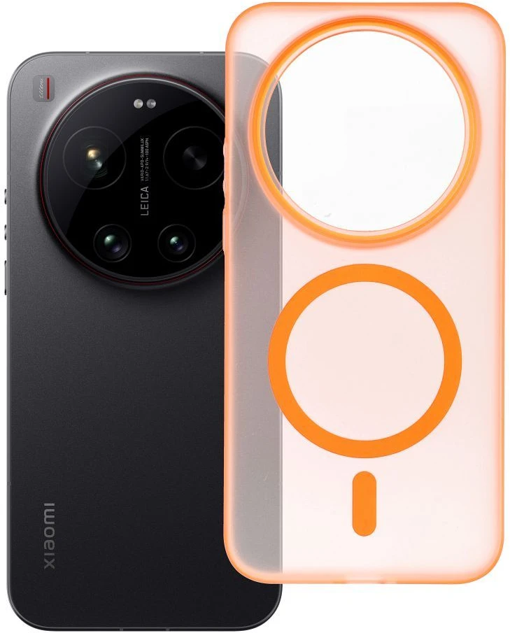Oem Dėklas na Xiaomi 17 ULTRA Go Oranžinis zgodne su MagSafe oranžinė