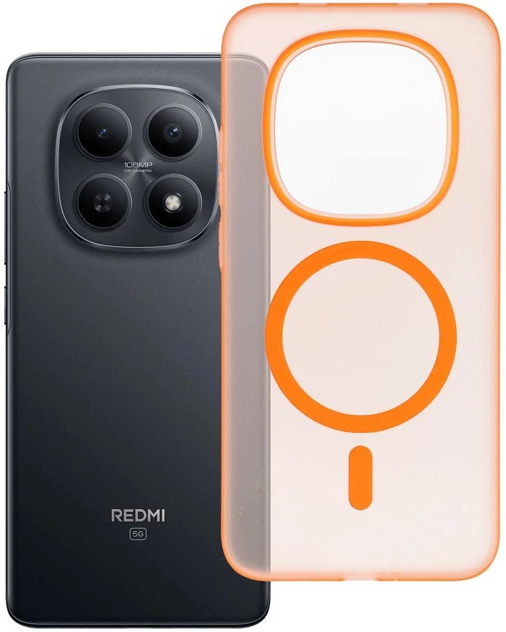 Oem Dėklas na Xiaomi Redmi Note 15 PRO 5G Go Oranžinis zgodne su MagSafe oranžinė