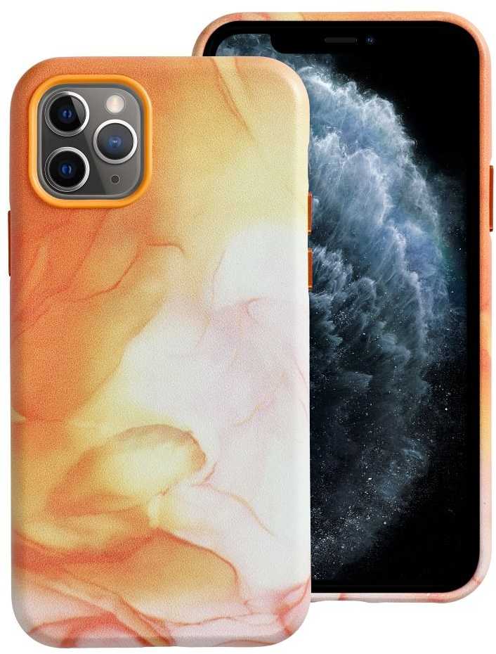 Oem LEATHER MAG COVER dėklas, skirtas IPHONE 11 Pro, oranžinis, splash