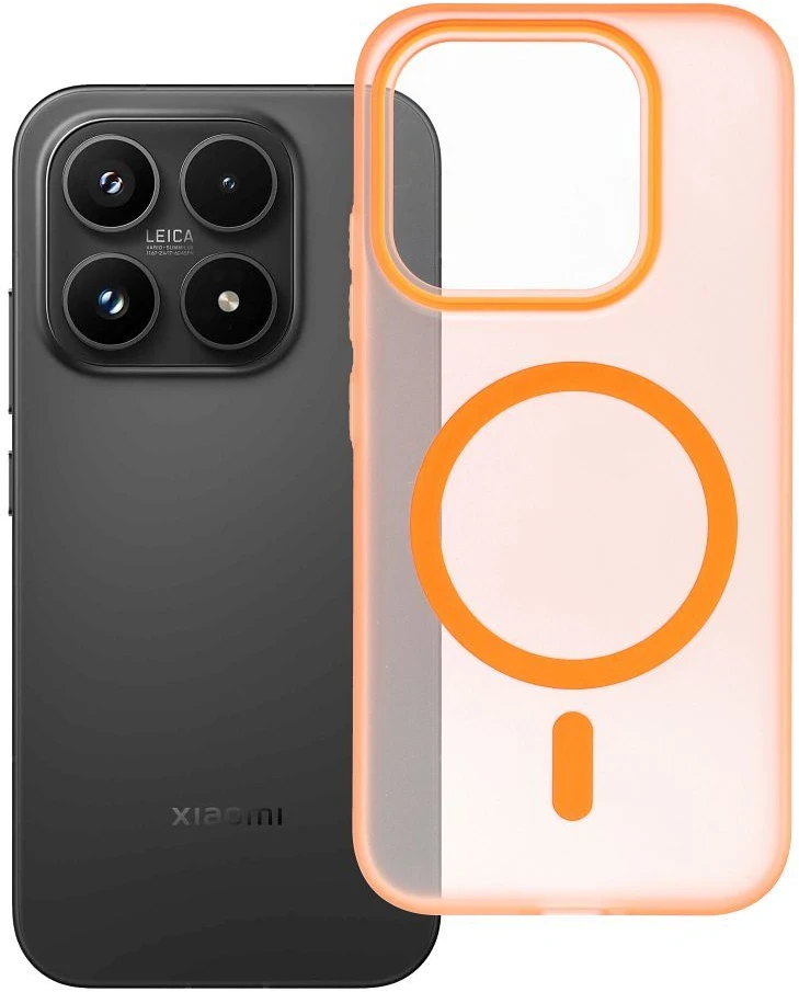 Dėklas Oem „MagSafe Oranžinis Xiaomi 17 Go Oranžinis“ dėklai