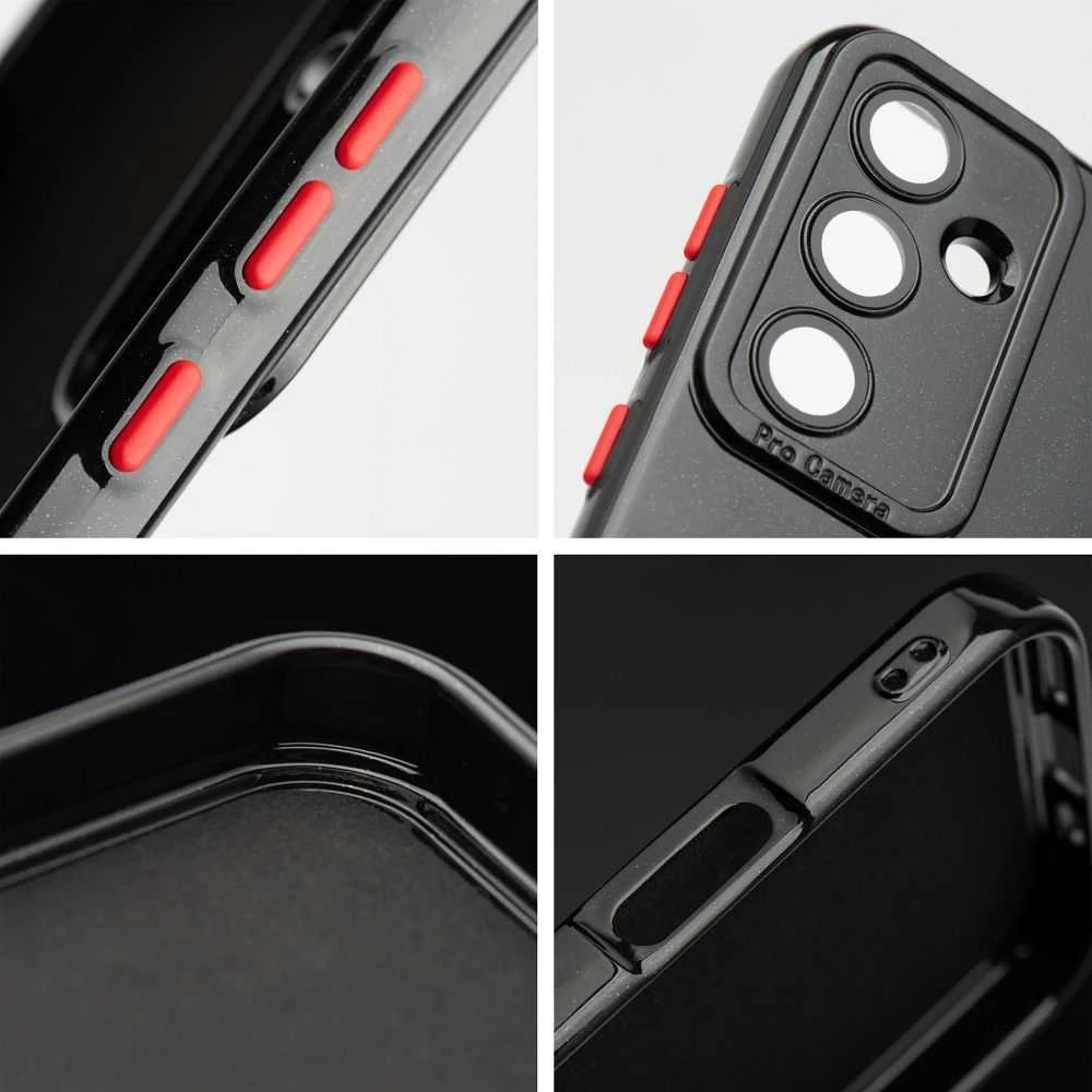Oem Dėklas PASTEL SHINE skirtas Samsung Galaxy A25 juodos spalvos