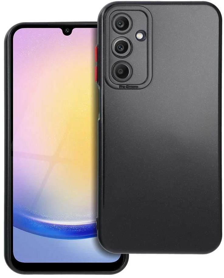 Oem Dėklas PASTEL SHINE skirtas Samsung Galaxy A25 juodos spalvos
