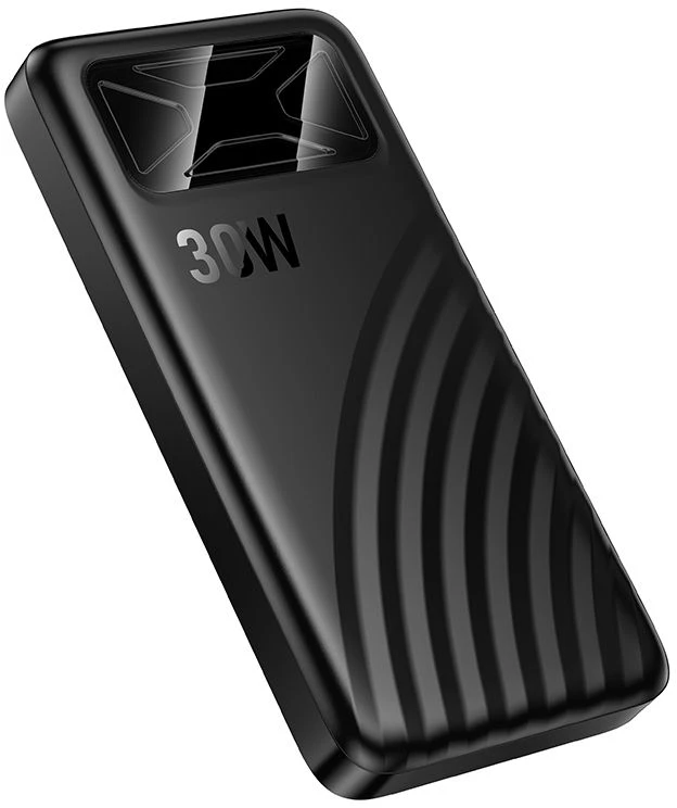 Nešiojamas įkroviklis 10000 mAh QC PD 30W 3A Hoco Q42 juodas