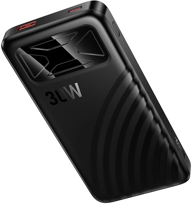 Nešiojamas įkroviklis 10000 mAh QC PD 30W 3A Hoco Q42 juodas