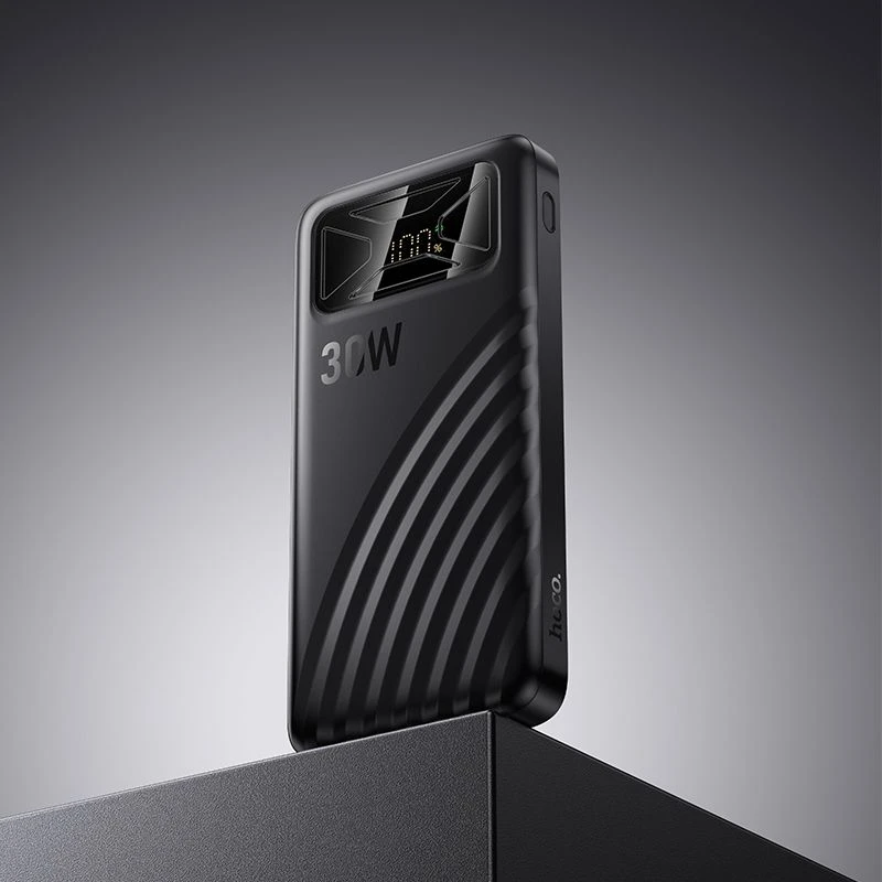 Nešiojamas įkroviklis 10000 mAh QC PD 30W 3A Hoco Q42 juodas