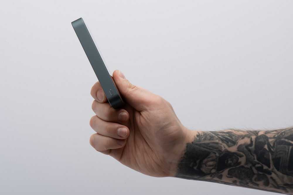 Powerbank compatible with MagSafe Forcell F-Energy SuperSlim F10K8 QC4.0 PD3.0 15W 10000 mAh juodas
