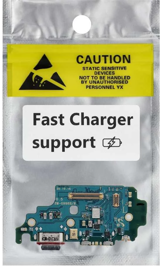 OEM įkrovimo plokštė, skirta SAMSUNG S21 Ultra G998B/F (greitasis įkroviklis)
