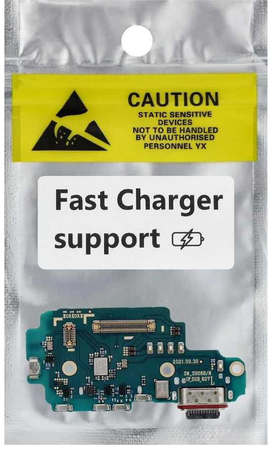 OEM įkrovimo plokštė, skirta SAMSUNG S22 Ultra 5G S908B/F (greitasis įkroviklis)