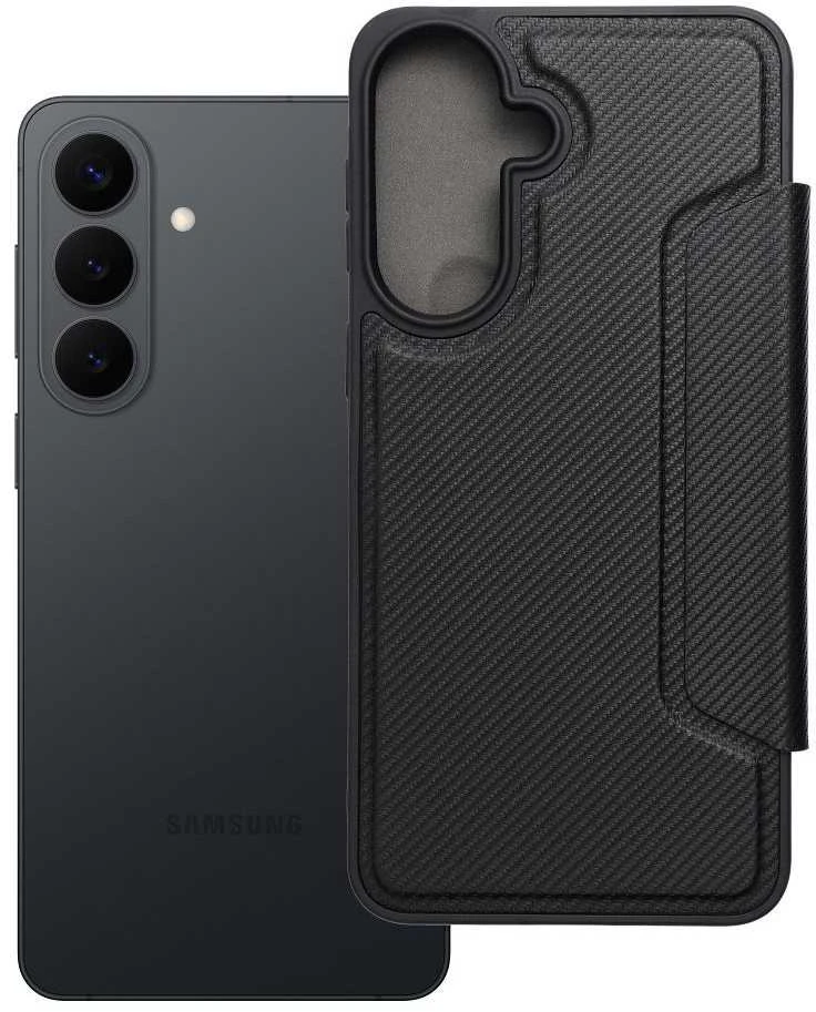 Oem Dėklas su klapką na Samsung A57 5G Razor Book juoda