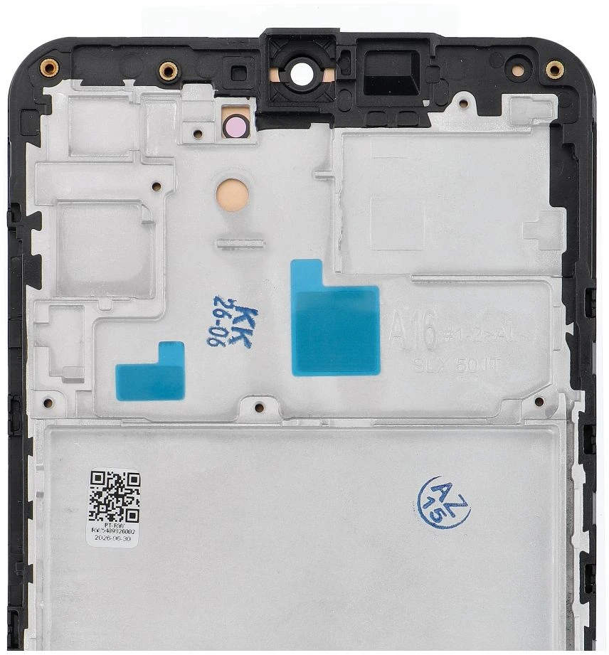 Oem REWA LCD ekranas SAMSUNG A16 5G OLED juodas su rėmeliu