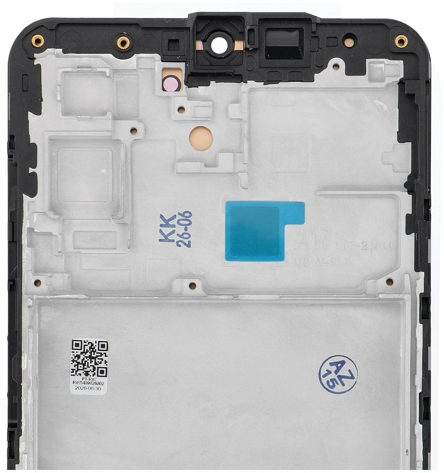 Oem REWA LCD ekranas SAMSUNG A17 5G OLED juodas su rėmeliu