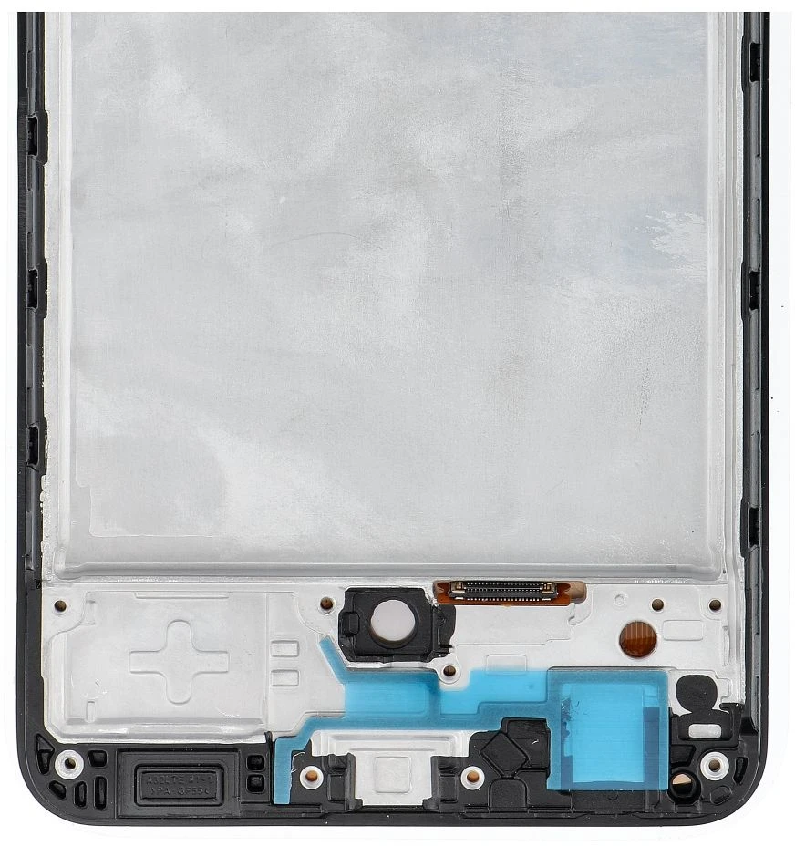 Oem REWA LCD ekranas SAMSUNG A32 4G OLED juodas su rėmeliu