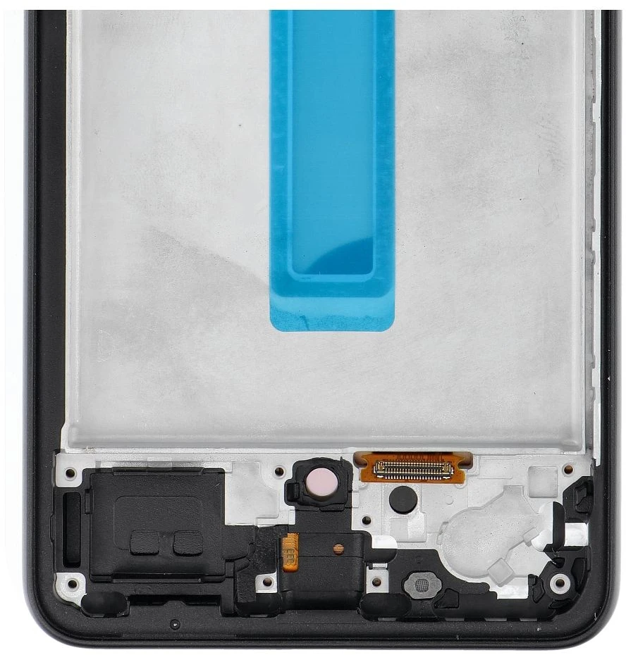 Oem REWA LCD ekranas SAMSUNG A33 5G OLED juodas su rėmeliu
