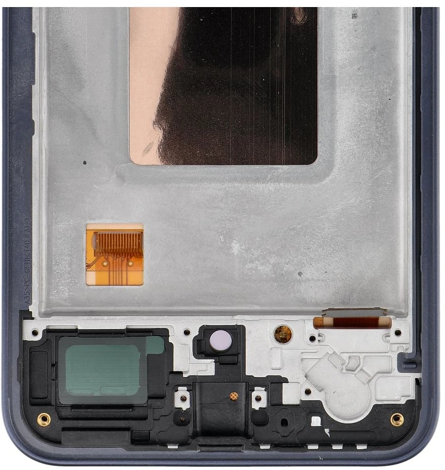 Oem REWA LCD ekranas SAMSUNG A35 OLED juodas su rėmeliu