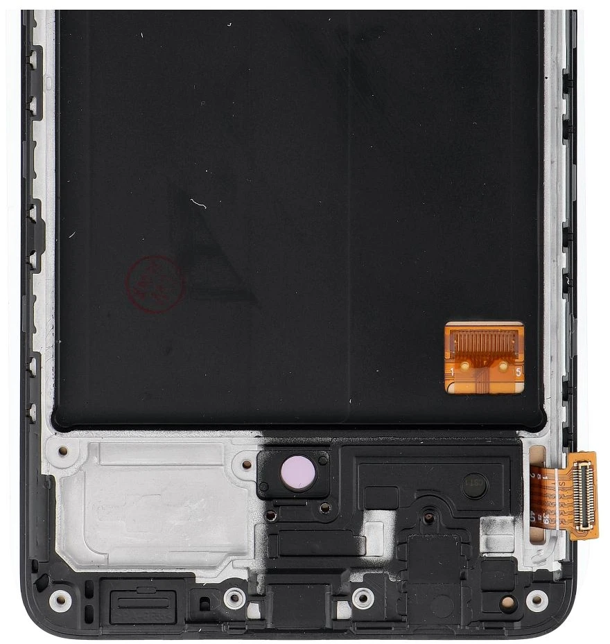 Oem REWA LCD ekranas SAMSUNG A51 4G OLED juodas su rėmeliu