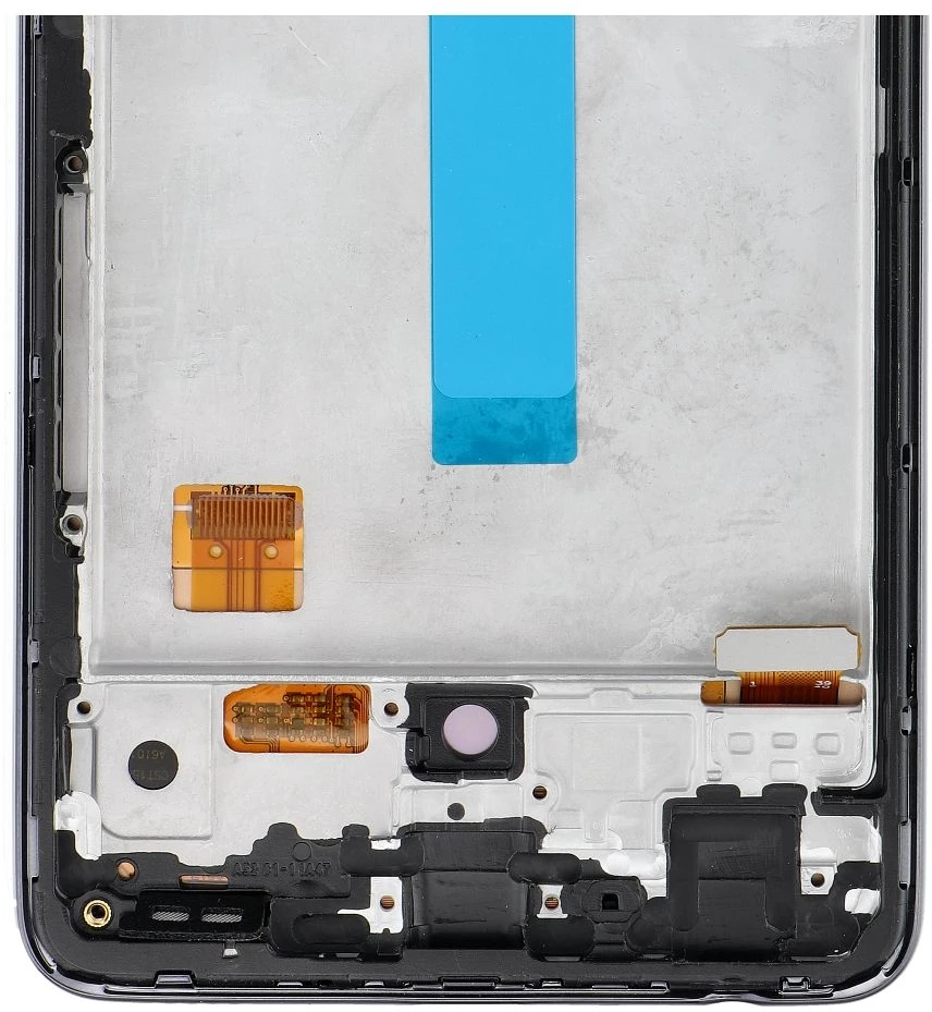 Oem REWA LCD ekranas SAMSUNG A52 4G/5G OLED juodas su rėmeliu