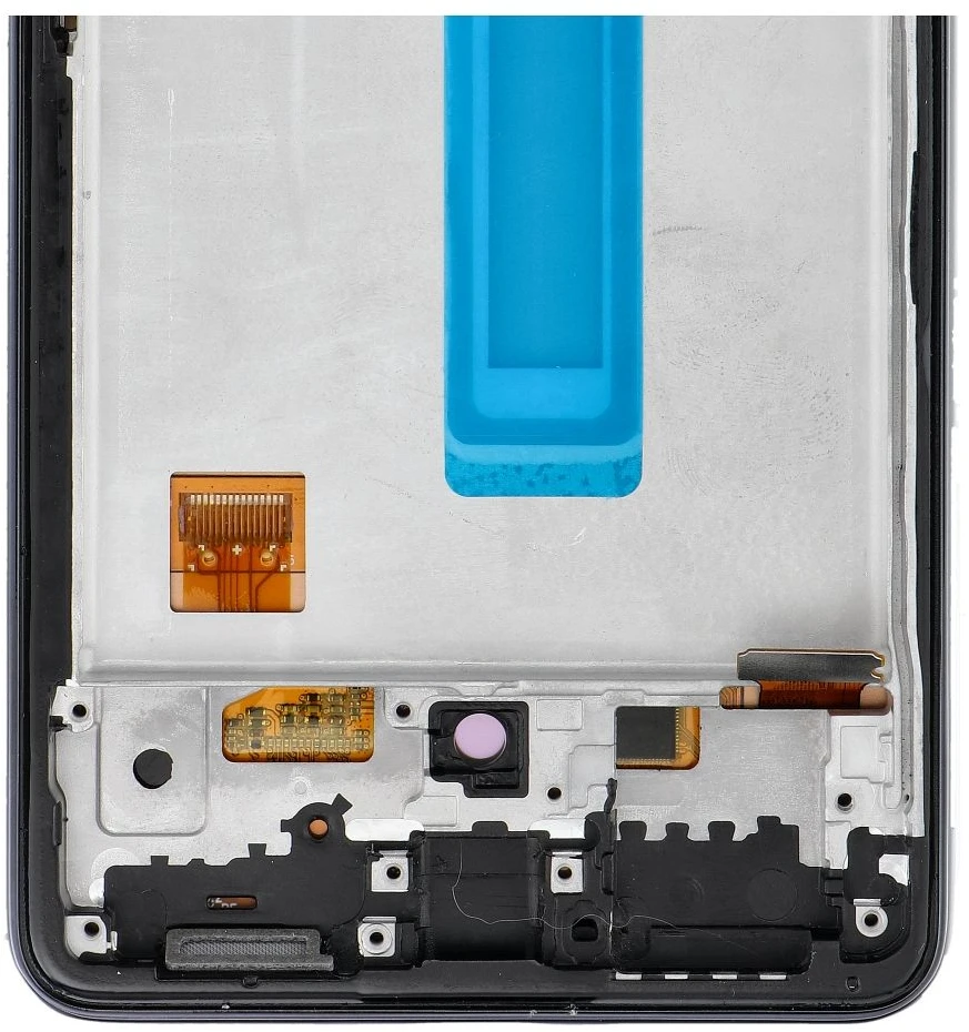 Oem REWA LCD ekranas SAMSUNG A53 5G OLED juodas su rėmeliu