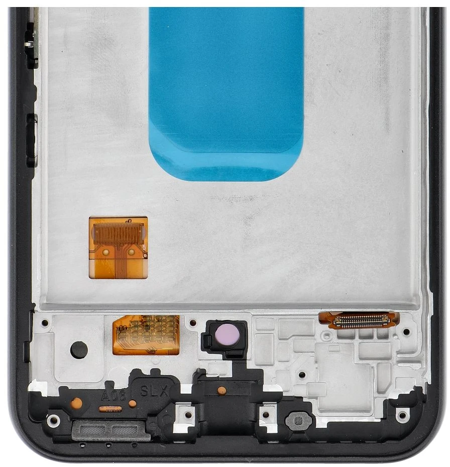 Oem REWA LCD ekranas SAMSUNG A54 5G OLED juodas su rėmeliu