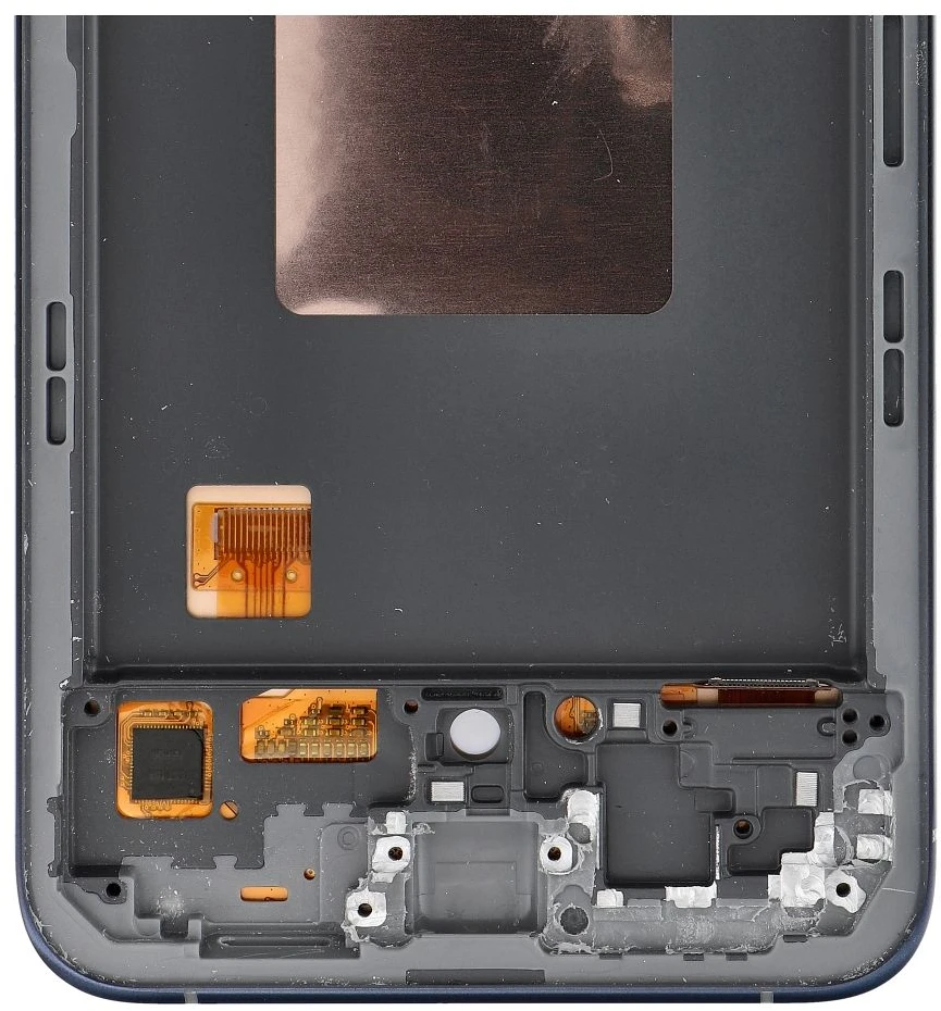 Oem REWA LCD ekranas SAMSUNG A55 OLED juodas su rėmeliu