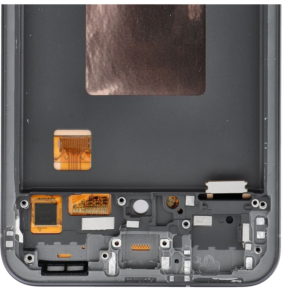 Oem REWA LCD ekranas SAMSUNG A56 5G OLED juodas su rėmeliu