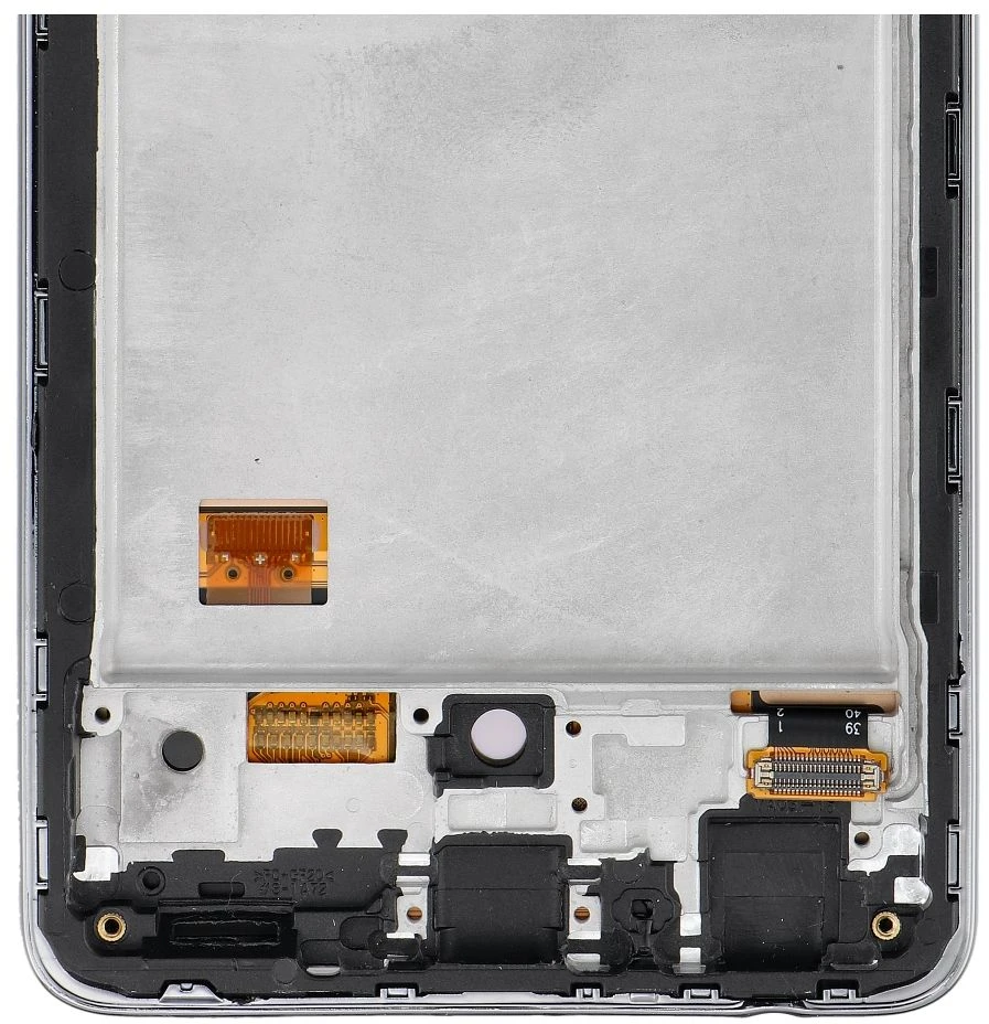 Oem REWA LCD ekranas SAMSUNG A72 4G OLED juodas su rėmeliu
