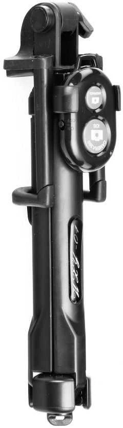Oem Bluetooth asmenukių lazda su trikoju ir nuotolinio valdymo pulteliu, selfie stick, juoda