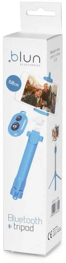 Oem Bluetooth asmenukių lazda su trikoju ir nuotolinio valdymo pulteliu, selfie stick, juoda