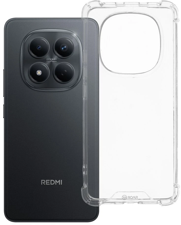 ROAR ARMOR dėklas, skirtas XIAOMI Redmi Note 15 5G, skaidrus