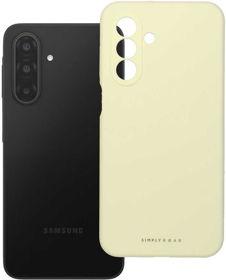 „ROAR CLOUD SKIN“ dėklas, skirtas „SAMSUNG A17“, šviesiai geltonas