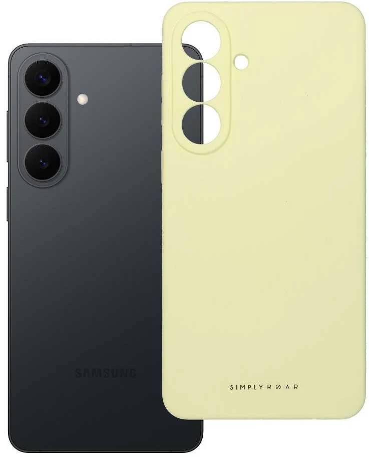 „ROAR CLOUD SKIN“ dėklas, skirtas „SAMSUNG S26 Plus“, šviesiai geltonas