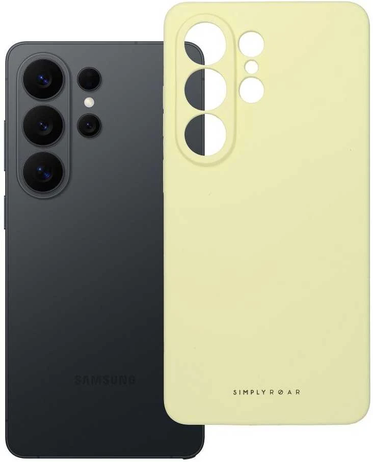 „ROAR CLOUD SKIN“ dėklas, skirtas „SAMSUNG S26 Ultra 5G“, šviesiai geltonas