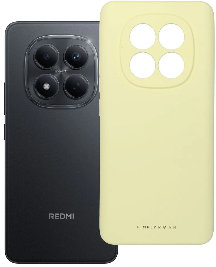 ROAR CLOUD SKIN dėklas, skirtas XIAOMI Redmi Note 15 5G, šviesiai geltonas