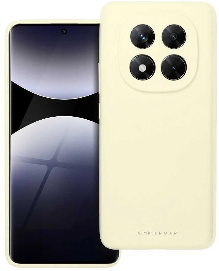 ROAR dėklas CLOUD SKIN skirtas Xiaomi Redmi Note 14 Pro 5G geltonos spalvos