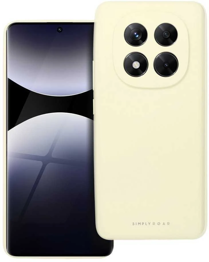 ROAR dėklas CLOUD SKIN skirtas Xiaomi Redmi Note 14 Pro+ 5G geltonos spalvos