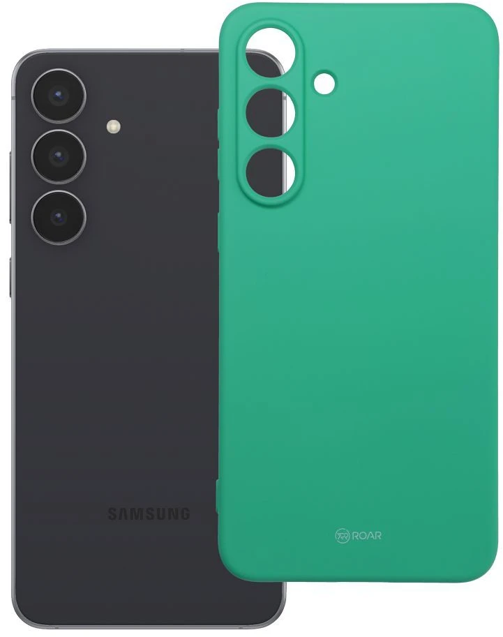 Roar Oem SPALVINGAS ŽELINIS DĖKLAS, skirtas SAMSUNG S25 FE, Mint spalvos
