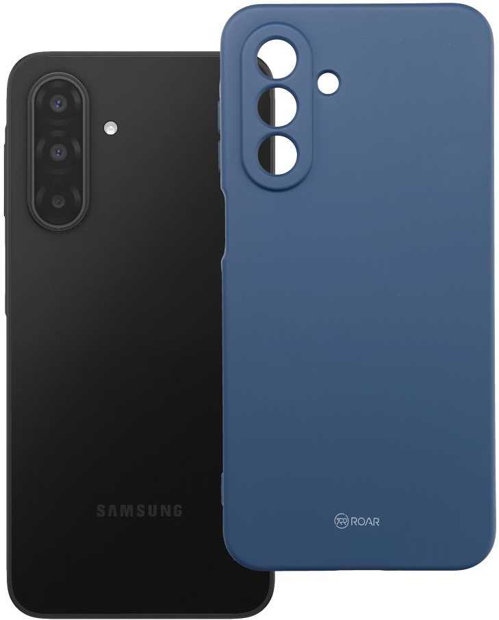 ROAR SPALVINGAS ŽELĖS dėklas, skirtas SAMSUNG A17, tamsiai mėlynas