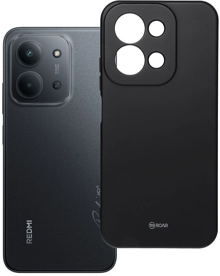 ROAR SPALVINGAS ŽELĖS dėklas XIAOMI Redmi 15C juodas