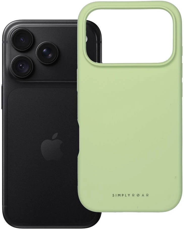 ROAR dėklas CLOUD SKIN skirtas IPHONE 18 Pro / 17 Pro šviesiai žalias