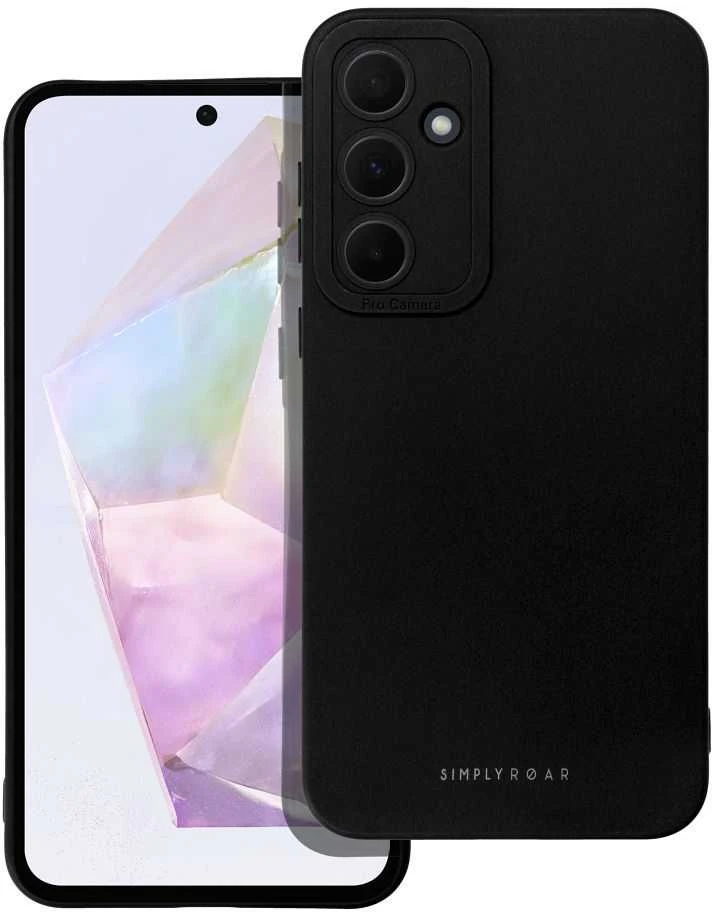 ROAR dėklas LUNA skirtas Samsung Galaxy A35 5G juodos spalvos