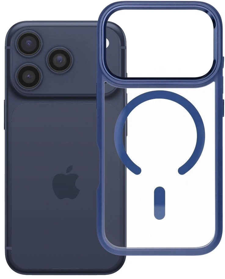 Dėklas ROAR case MAG BUMPER compatible with MagSafe for IPHONE 17 Pro navy mėlynas