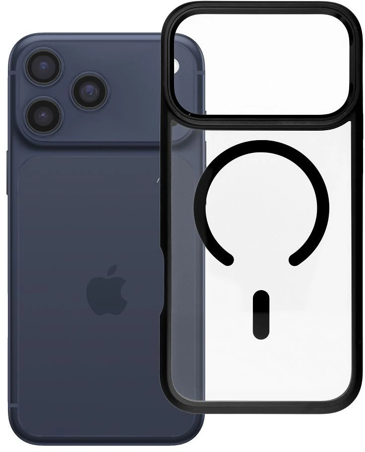 ROAR dėklas MAG BUMPER suderinamas su MagSafe, skirtas IPHONE 17 Pro Max, juodas
