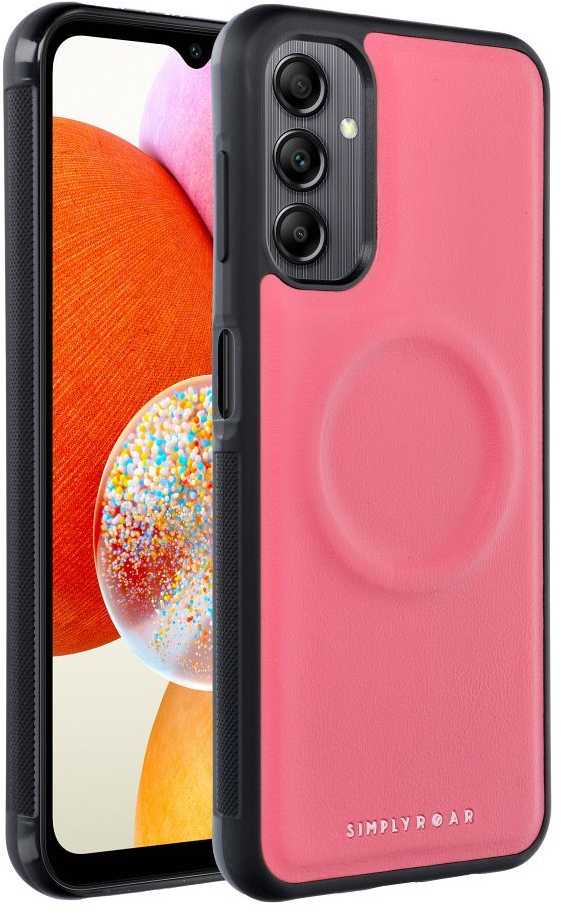 Fusion Accessories ROAR dėklas MAG MORNING skirtas Samsung Galaxy A14 rožinės spalvos