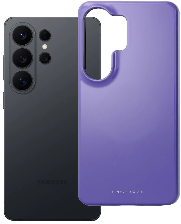 Dėklas ROAR futerał RAINBOW BUMPER kompatybilny su MagSafe do SAMSUNG S26 Ultra violetinė