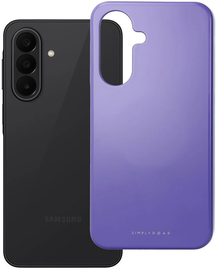 Dėklas ROAR futerał RAINBOW BUMPER kompatybilny su MagSafe do SAMSUNG A27 violetinė